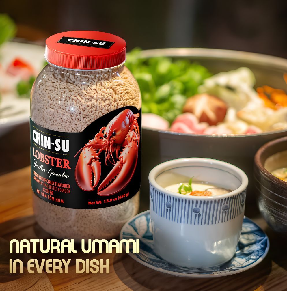 chin-su lobster bouillon granules for cooking