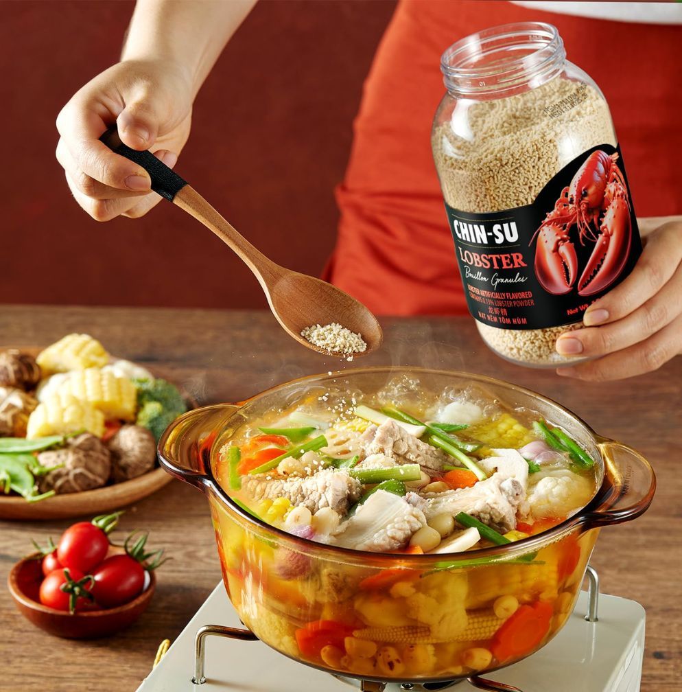 chin-su lobster bouillon granules for cooking