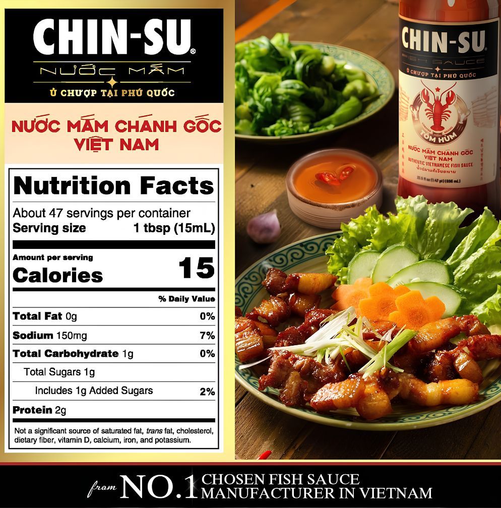 chin-su lobster fish sauce nutrition fact