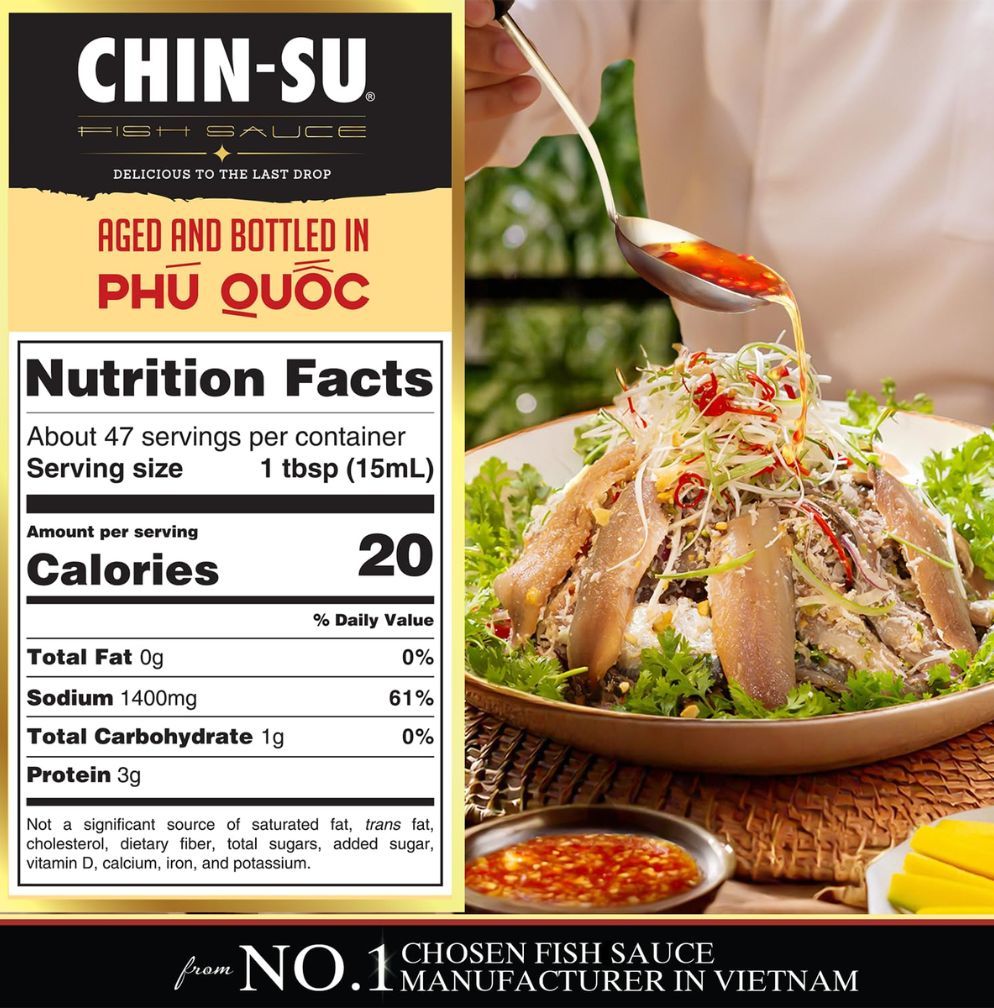 chin-su phu quoc fish sauce nutrition facts