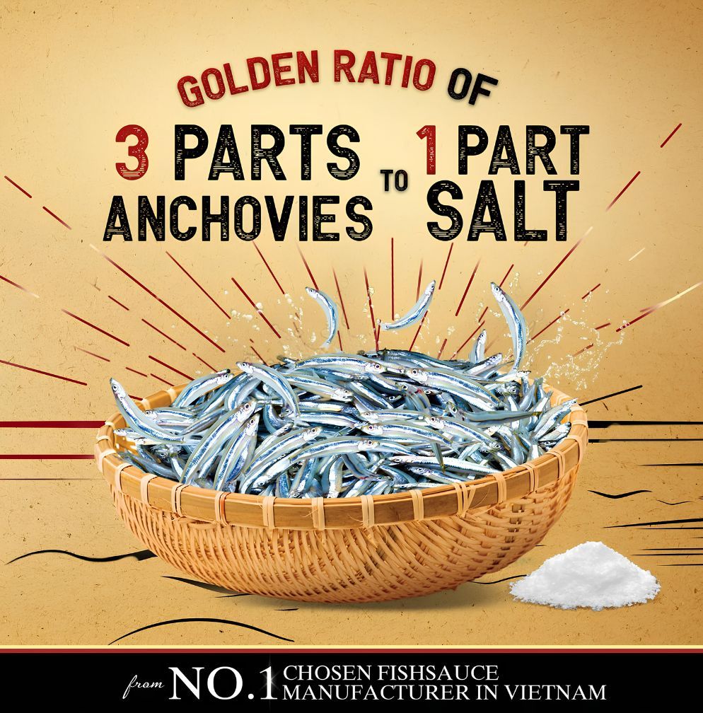 chin-su phu quoc fish sauce with golden rati