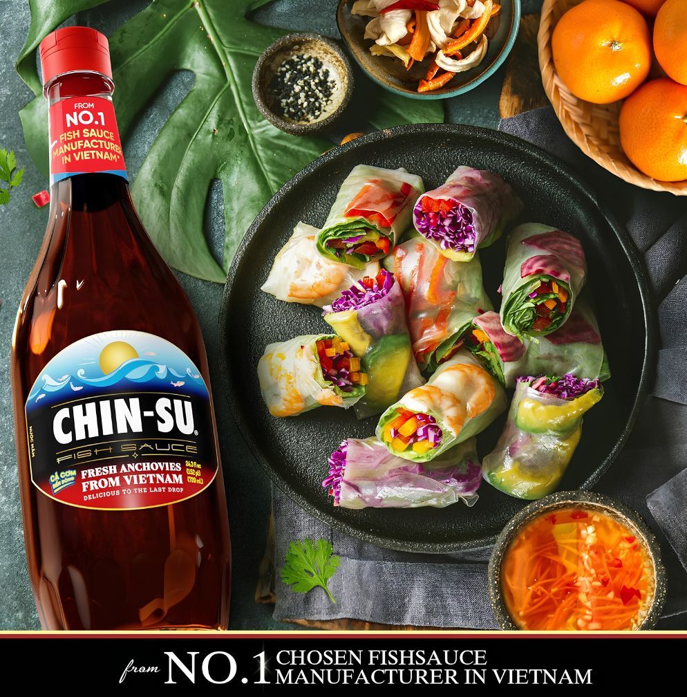 chin-su premium vietnamese fish sauce for dipping sauce