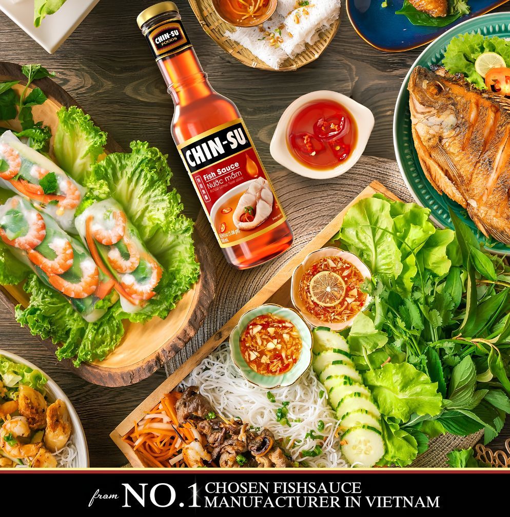 chin-su salmon fish sauce with vietnamese cuisine