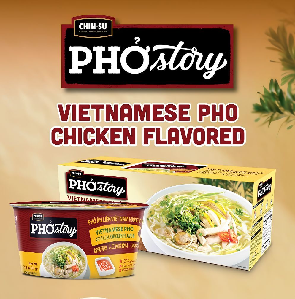 chin-su vietnamese pho noodle bowl chicken flavor