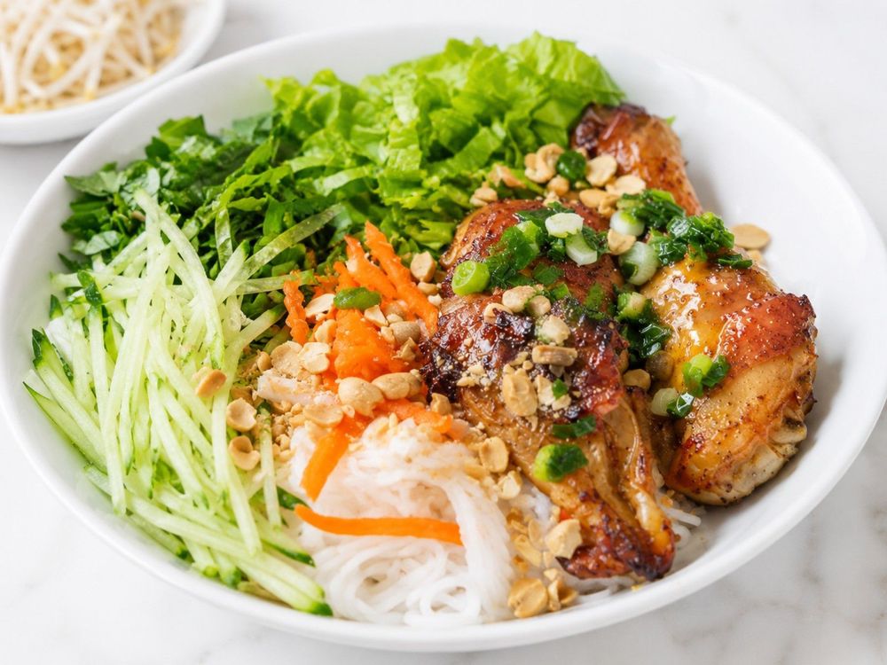 Bun ga nuong recipe