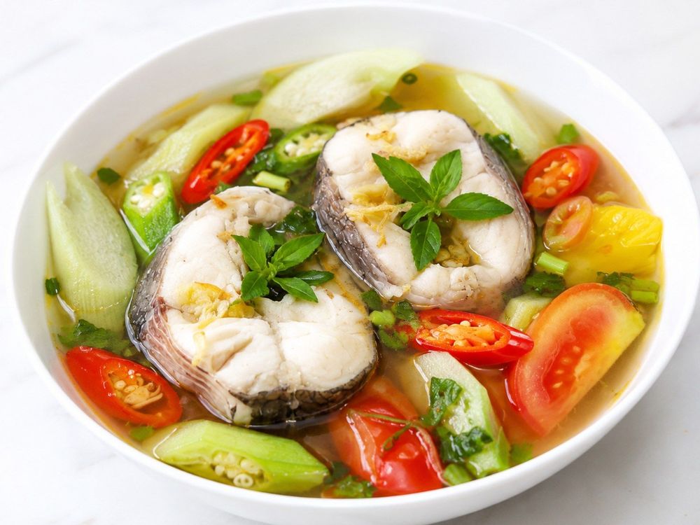 Vietnamese sour fish soup recipe