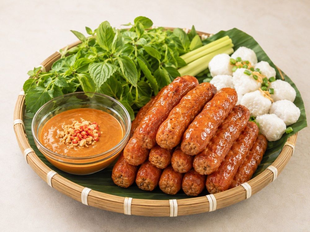 Vietnamese grilled pork sausage recipe