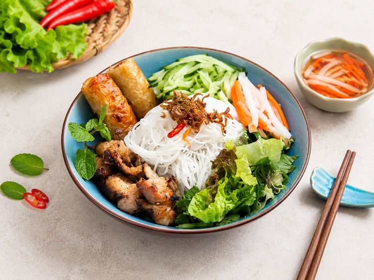 Bún Thịt Nướng - Vietnamese Vermicelli Bowl Recipe