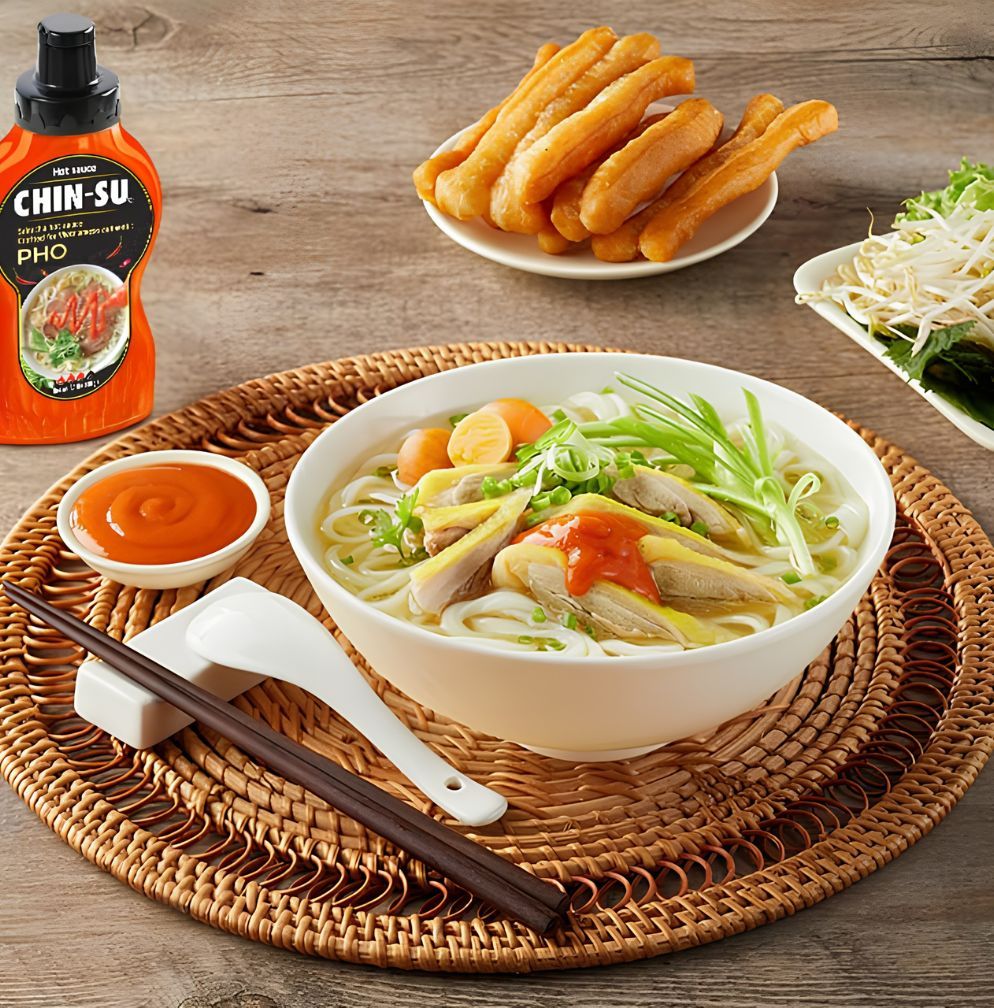 sriracha hot sauce for pho ga