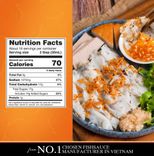 chin-su dipping fish sauce nutrition fact
