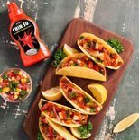 chin su hot sauce original for tacos